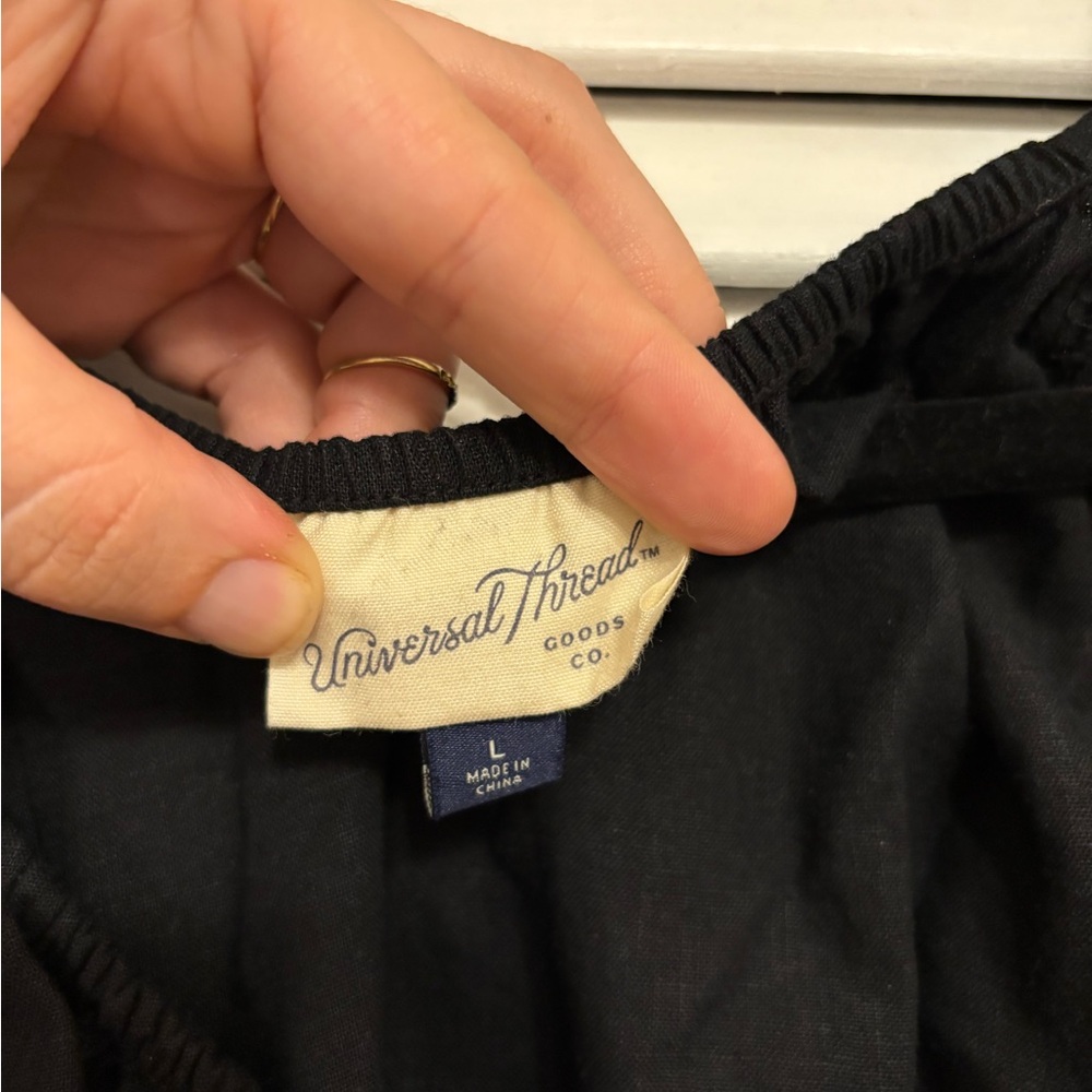 Universal Thread Black Boho Blouse - image 3